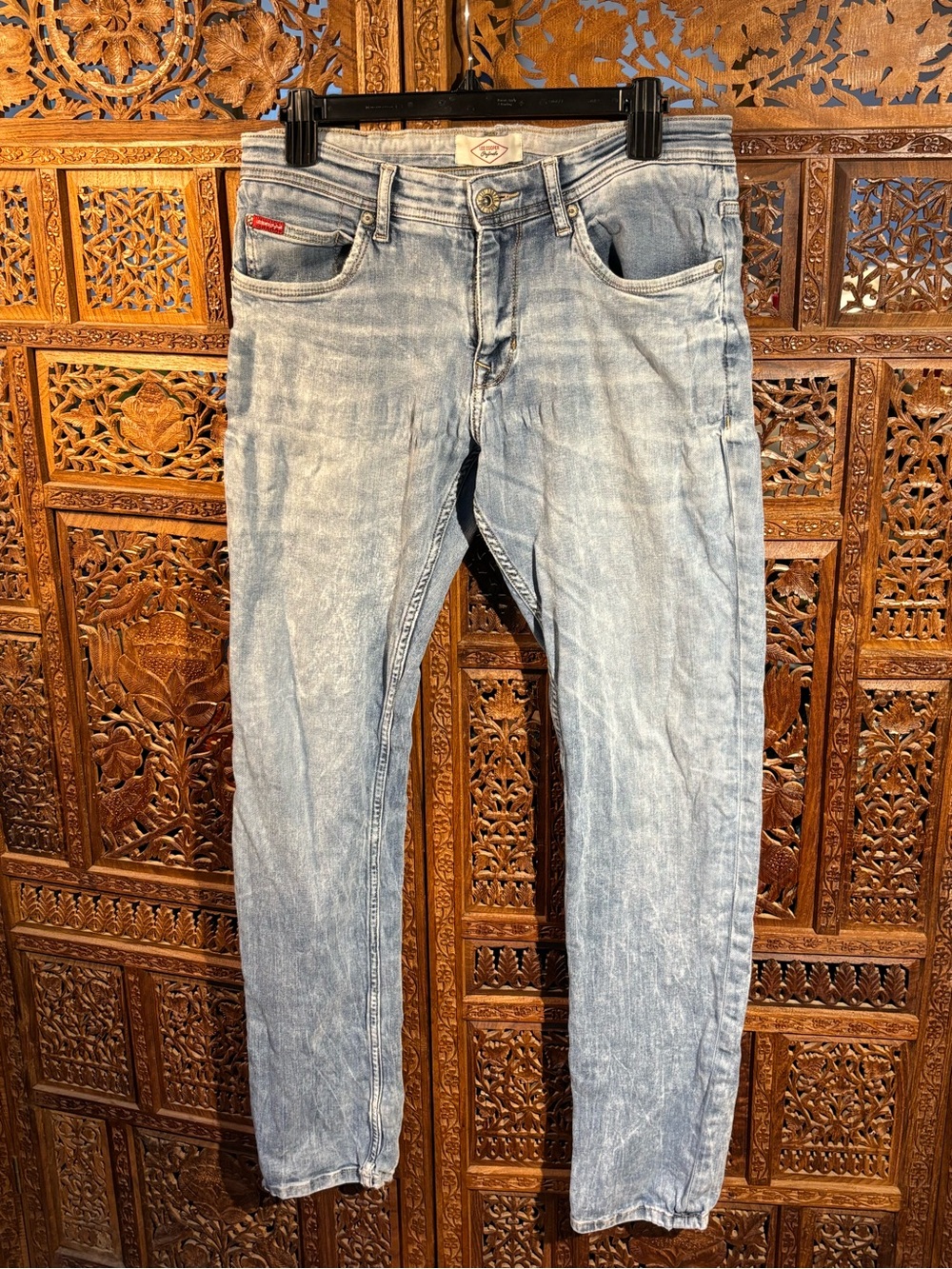 Men's Straight Light Blue Jeans - Classic Straight Fit